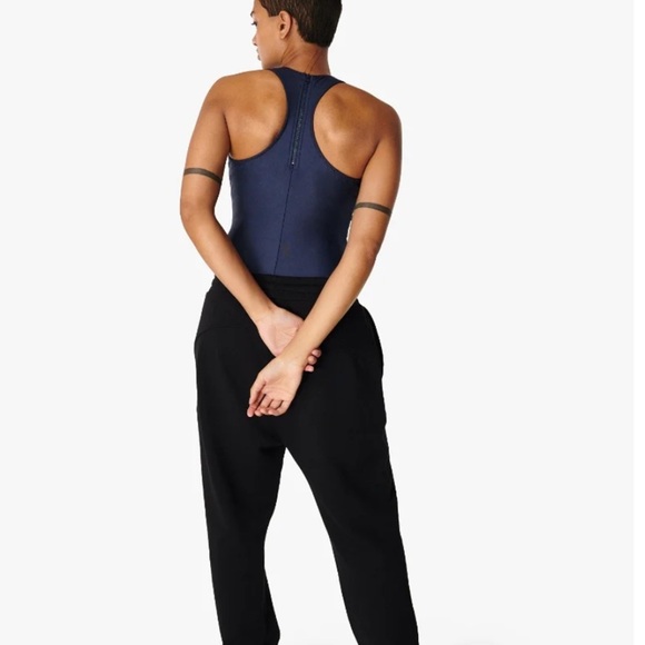 SWEATY BETTY Stripe All Day Bodysuit Women size M - Picture 4 of 8